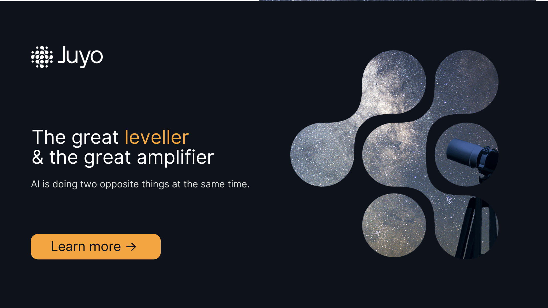 AI is a great leveller and a great amplifier